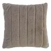 FORRO COJIN FUR UNICOLOR 45X45CM LINEAS NATURAL_7702997700637